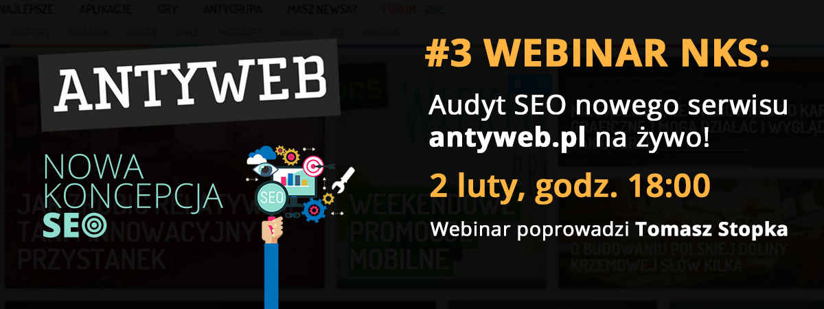 Webinar antyweb.pl wydarzenie FB