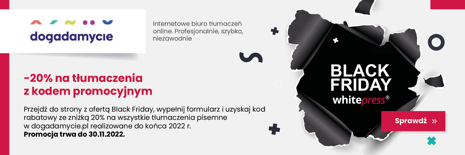 Dogadamycie.pl promocja na Black Friday 2022