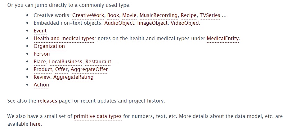 Screen z opsiem schema.org kategoria produktów