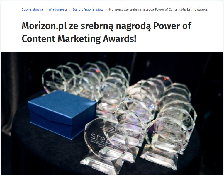 Power Content Marketing Awards - Nagroda dla Elephate za raport: Co wkurza najemców? 